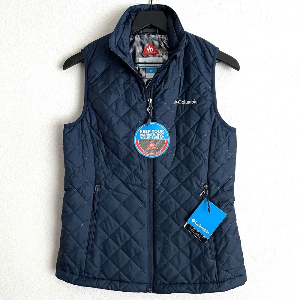 Columbia Women's Copper Crest II Mid Vest in navy blue Size S